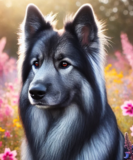 Argenté charbonné Bleu