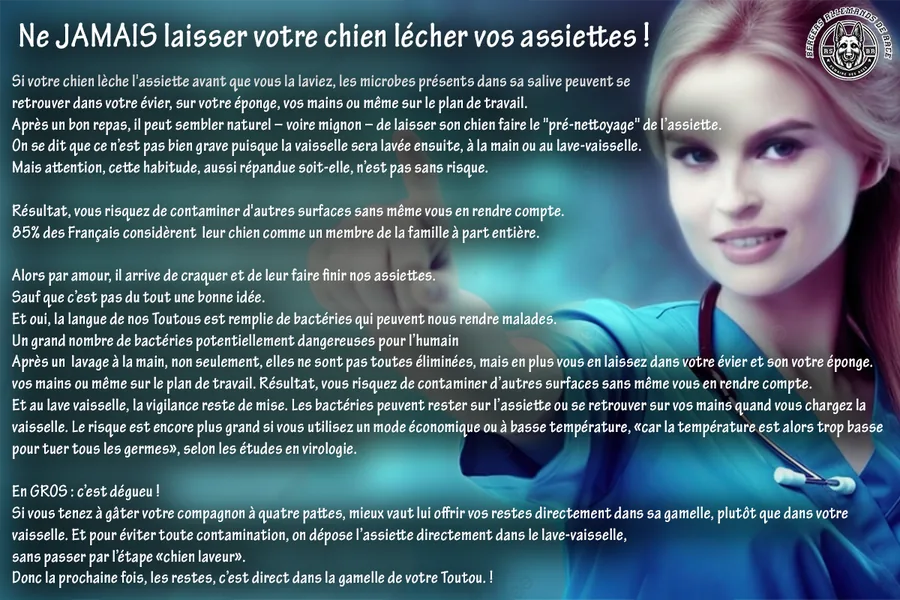 Lèche-assiette et alimentation du chien