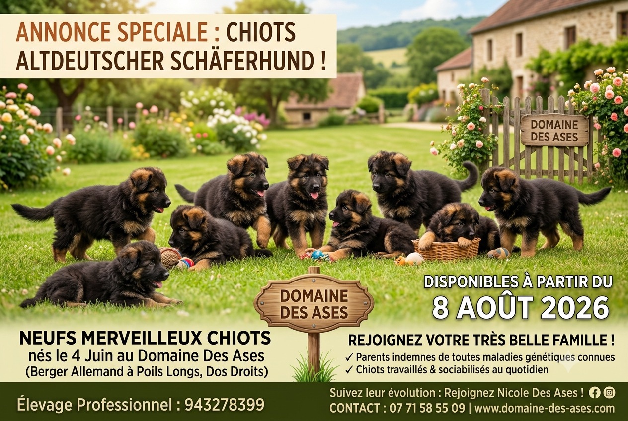 Chiots disponibles
